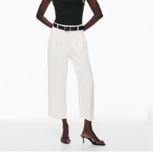 ARITZIA effortless CROPPED pant color light birch